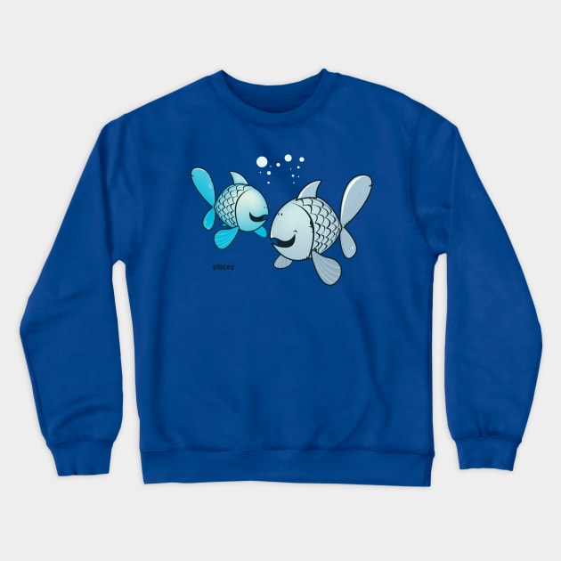 Pisces Crewneck Sweatshirt by mangulica